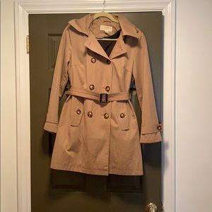 Michael Kors trench coat with belt and hood, S